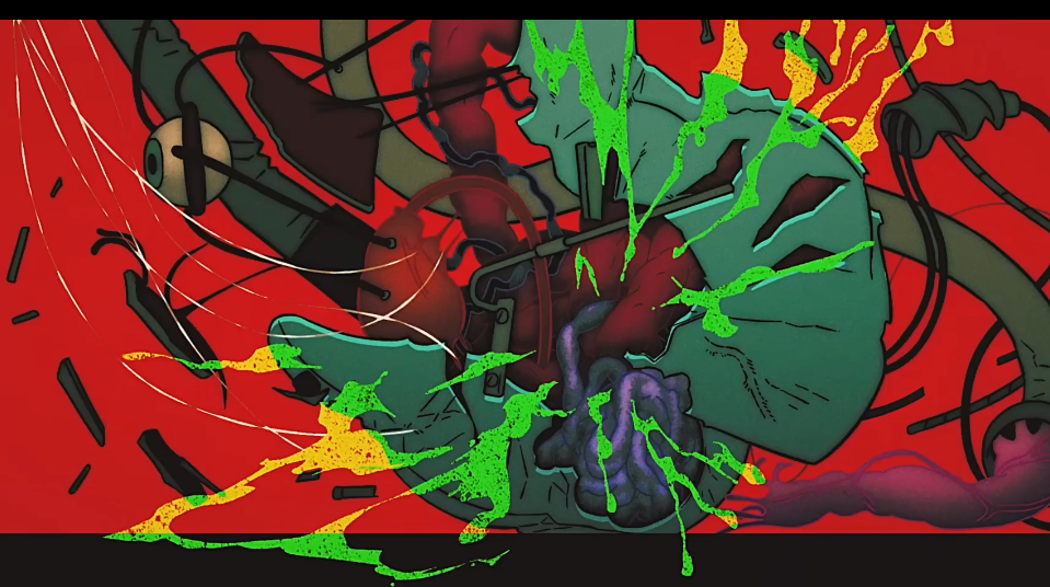 Source: Alien Stage (2022 online animation series) neon%20colored%20guts